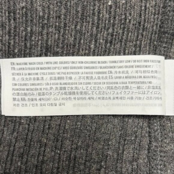 Abercrombie & Fitch Men's Fleece Jacket In Gray Size S - Picture 7 of 7